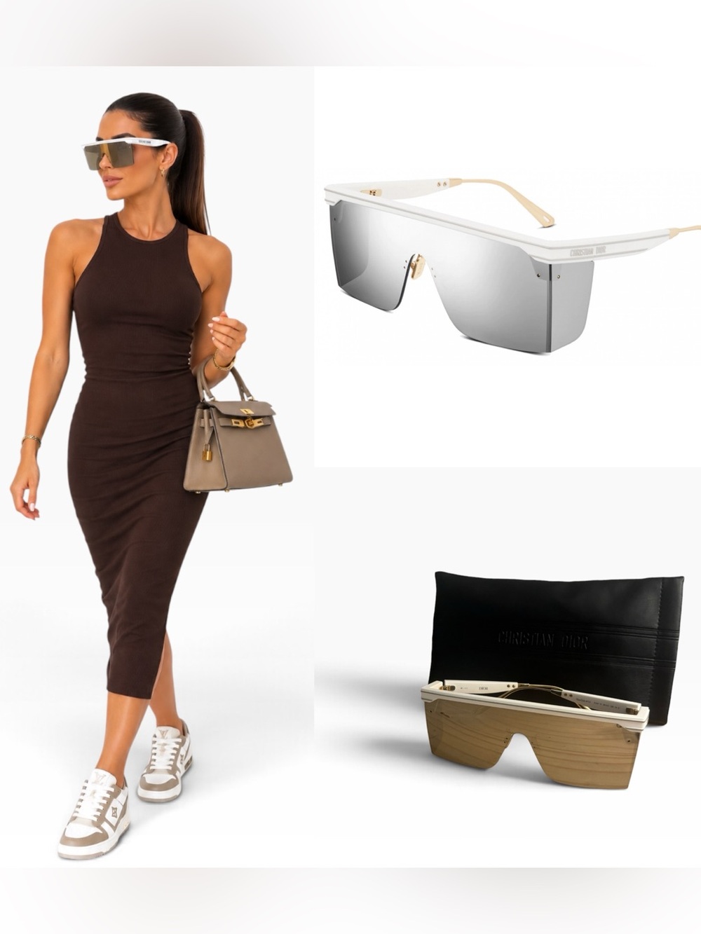 Christian Dior DiorClub M1U Shield Sunglasses